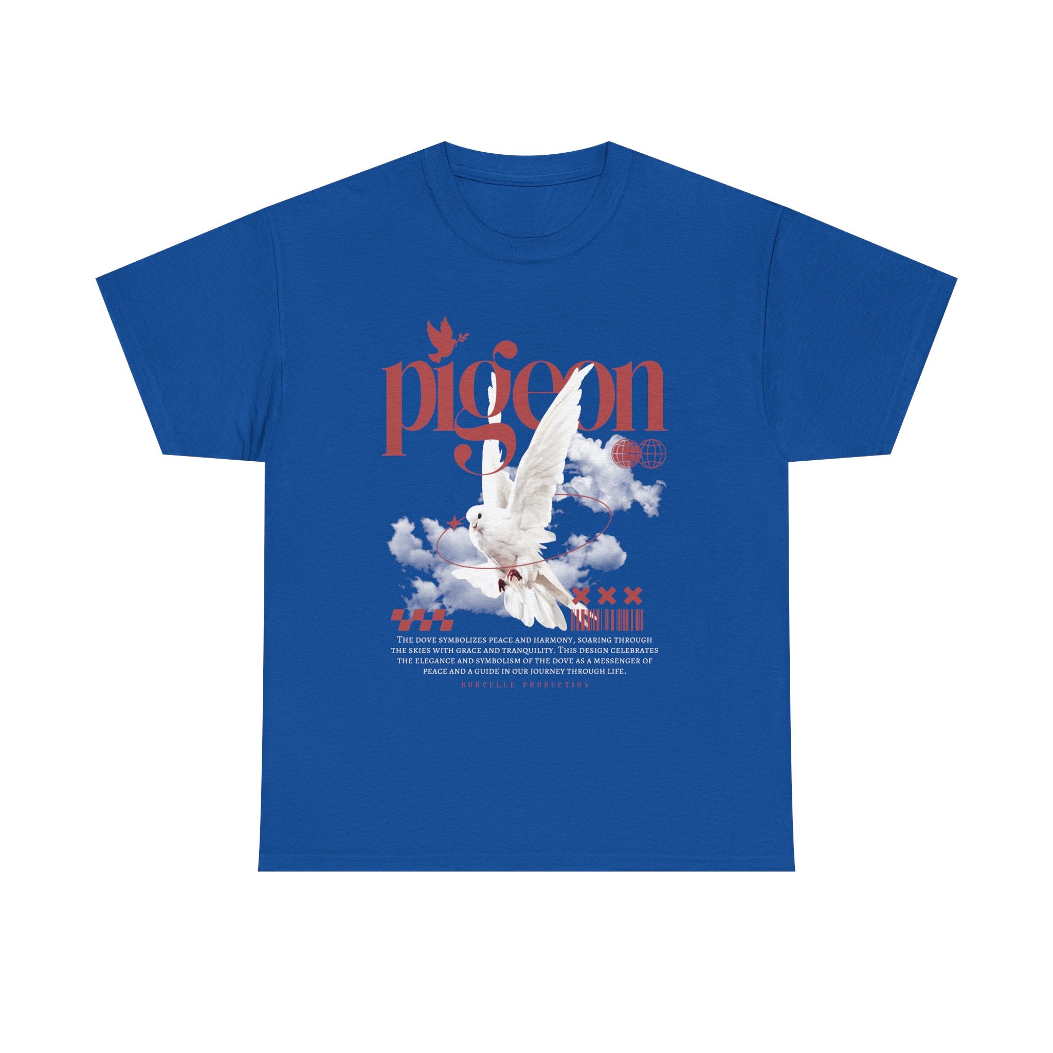 Pigeon Graphic Tee, Unisex Cotton Shirt for Bird Lovers, Casual Wear, Gift for Friends, Unique Streetwear