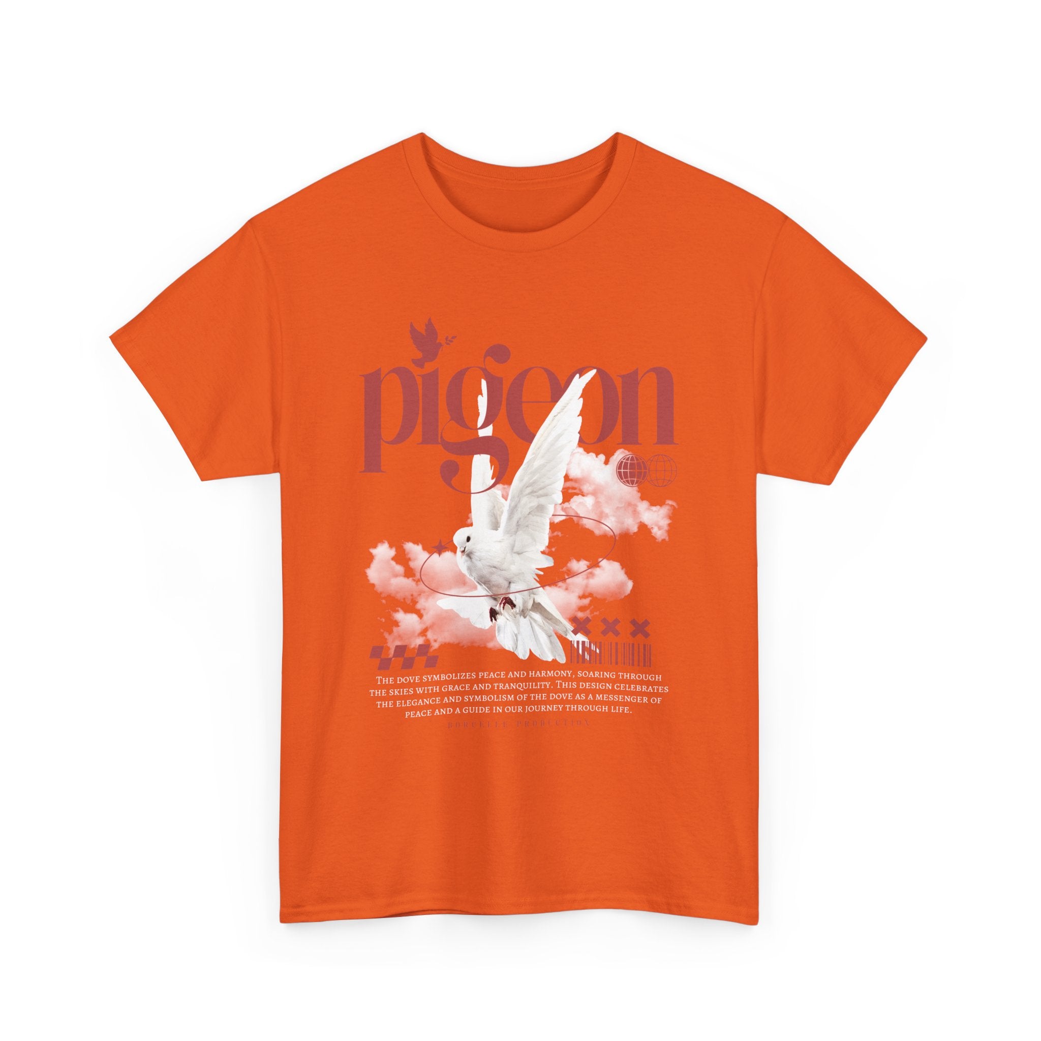Pigeon Graphic Tee, Unisex Cotton Shirt for Bird Lovers, Casual Wear, Gift for Friends, Unique Streetwear