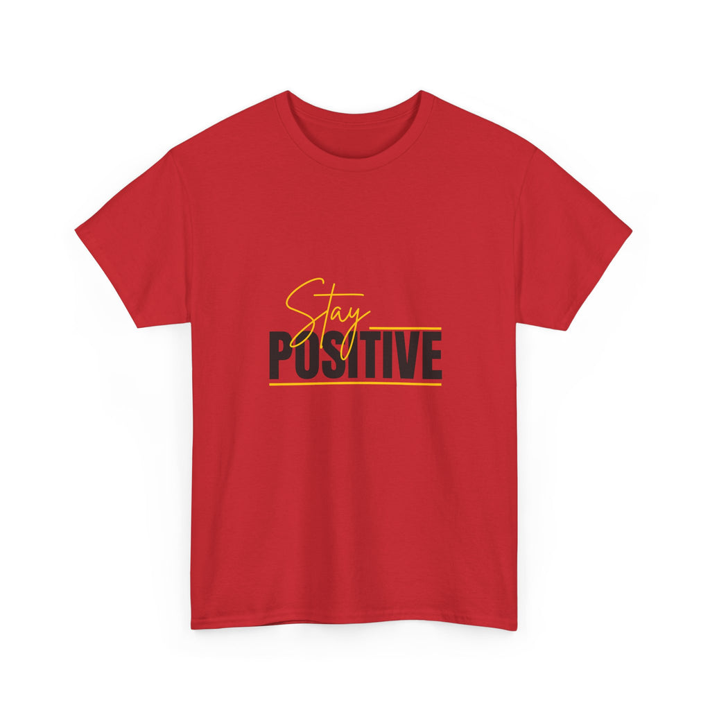 Stay Positive Unisex Heavy Cotton Tee - Motivational Shirt for Everyday Wear, Inspirational Gift, Casual Style, Feel Good Apparel, [...]