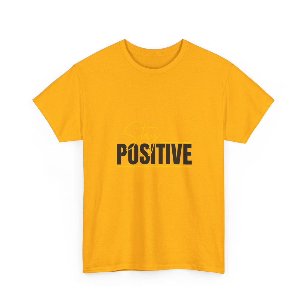 Stay Positive Unisex Heavy Cotton Tee - Motivational Shirt for Everyday Wear, Inspirational Gift, Casual Style, Feel Good Apparel, [...]