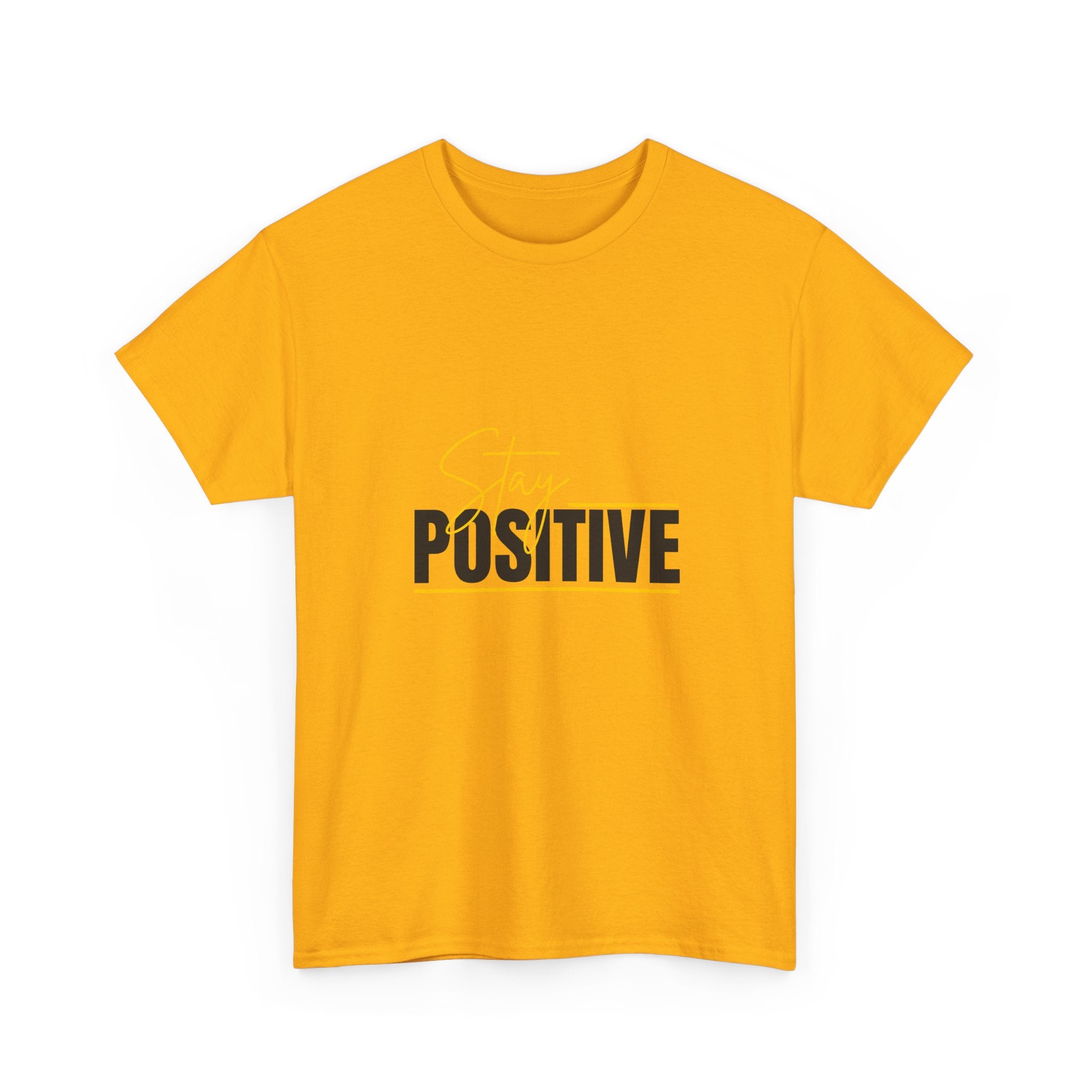 Stay Positive Unisex Heavy Cotton Tee - Motivational Shirt for Everyday Wear, Inspirational Gift, Casual Style, Feel Good Apparel, [...]