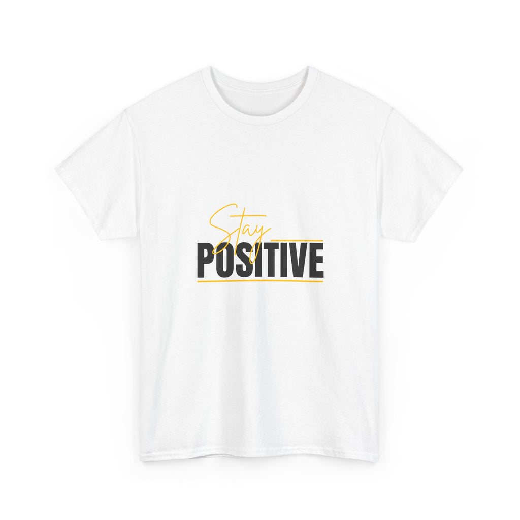 Stay Positive Unisex Heavy Cotton Tee - Motivational Shirt for Everyday Wear, Inspirational Gift, Casual Style, Feel Good Apparel, [...]