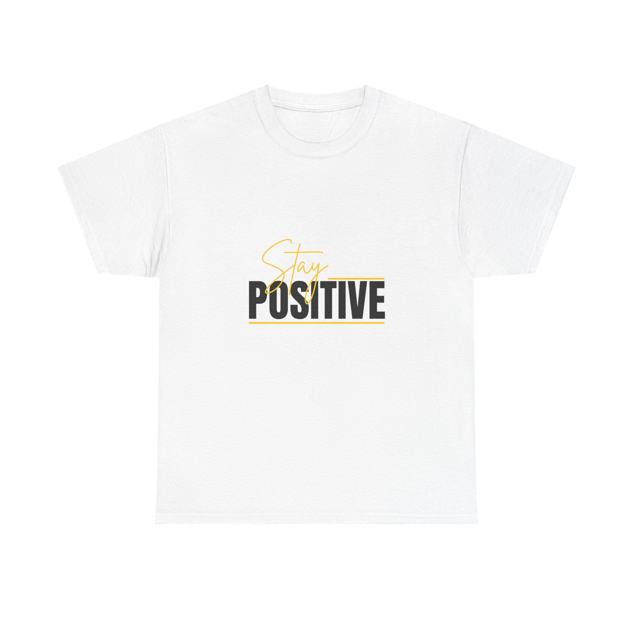 Stay Positive Unisex Heavy Cotton Tee - Motivational Shirt for Everyday Wear, Inspirational Gift, Casual Style, Feel Good Apparel, [...]