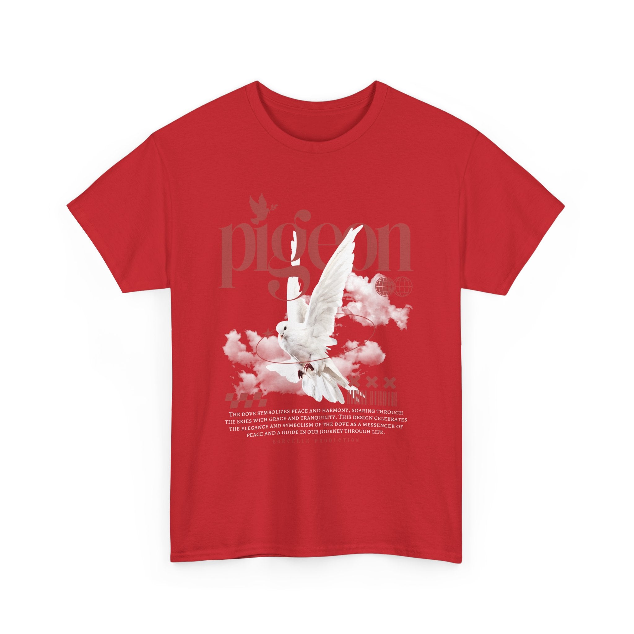 Pigeon Graphic Tee, Unisex Cotton Shirt for Bird Lovers, Casual Wear, Gift for Friends, Unique Streetwear