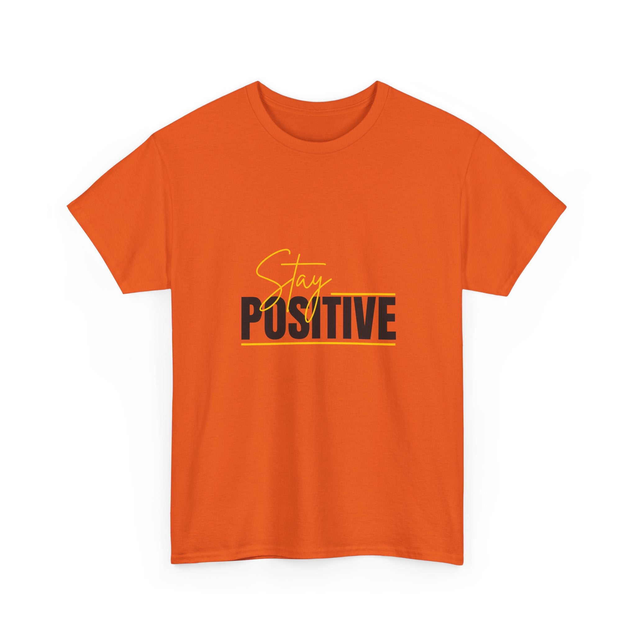 Stay Positive Unisex Heavy Cotton Tee - Motivational Shirt for Everyday Wear, Inspirational Gift, Casual Style, Feel Good Apparel, [...]